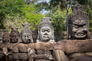 South gate of Angkor Thom for an Angkor Wat temple guide