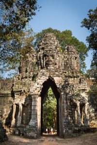 Victory Gate of Angkor Thom for an Angkor Wat temple guide