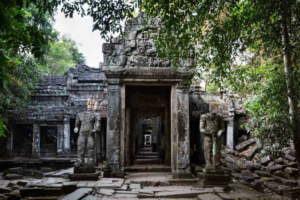 Entrance to Preah Khan for an Angkor Wat temple guide