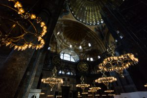 Hagia Sophia interior for an article on Istanbul street photos