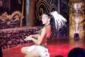 Dancer at the Kari Kari Ballet for an Easter Island travel guide