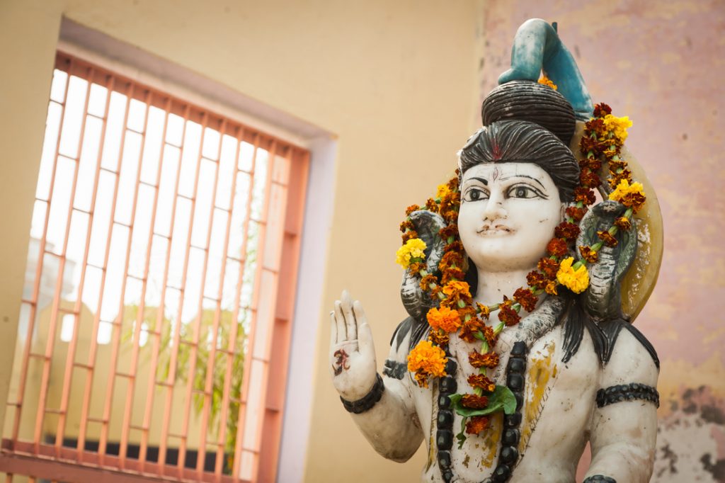 Hindu idol in Agra, India