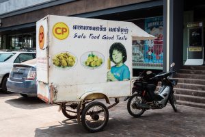 Tuk tuk advertisement for an article on Siem Reap travel tips