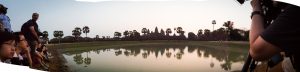 Angkor Wat sunrise panorama