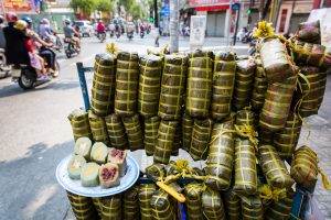 Mung bean cake for article on Ho Chi Minh City street photos