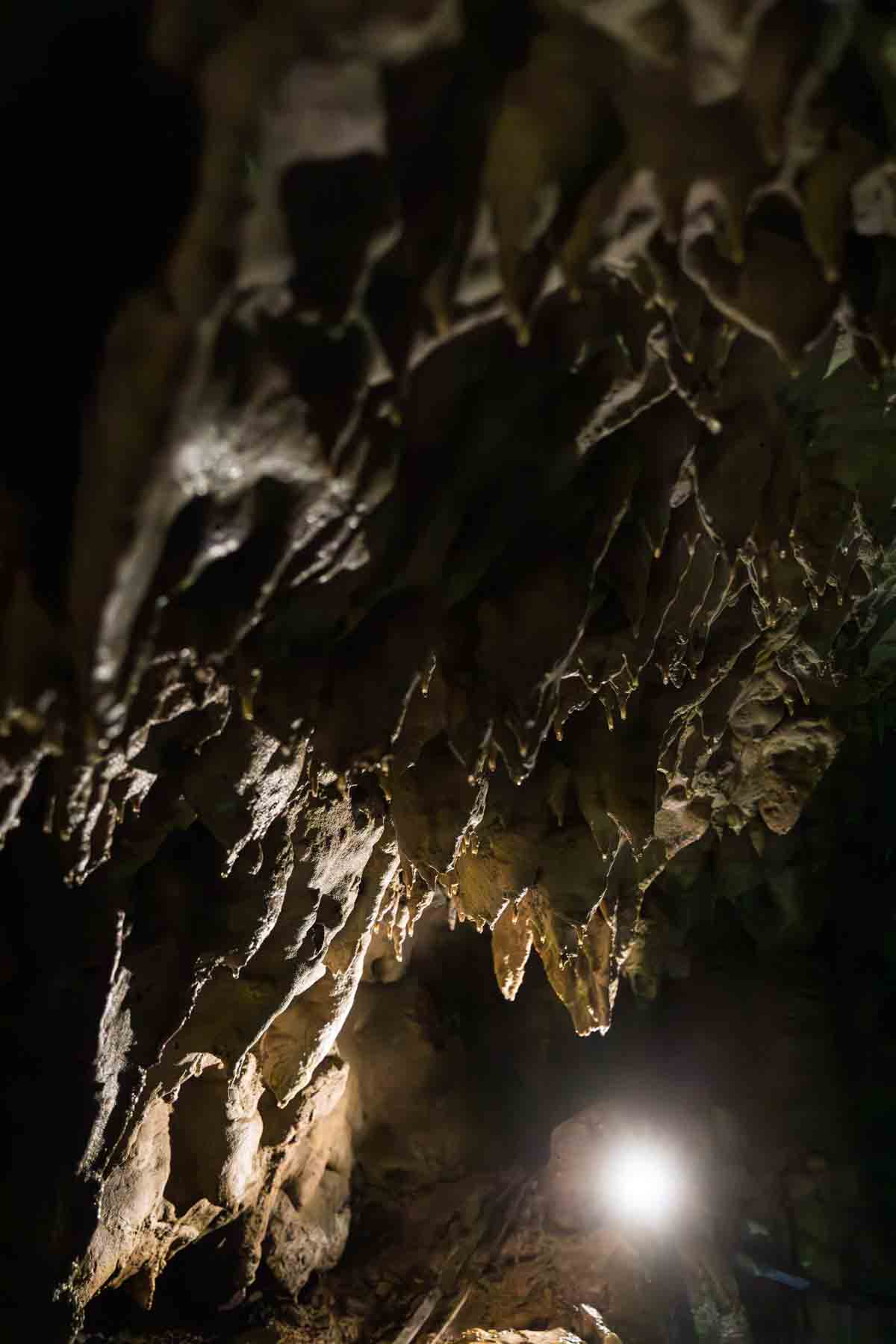 Rock formation in Cascade Caverns for an article entitled, ‘Visiting Boerne, Texas: Everything You Need to Know’